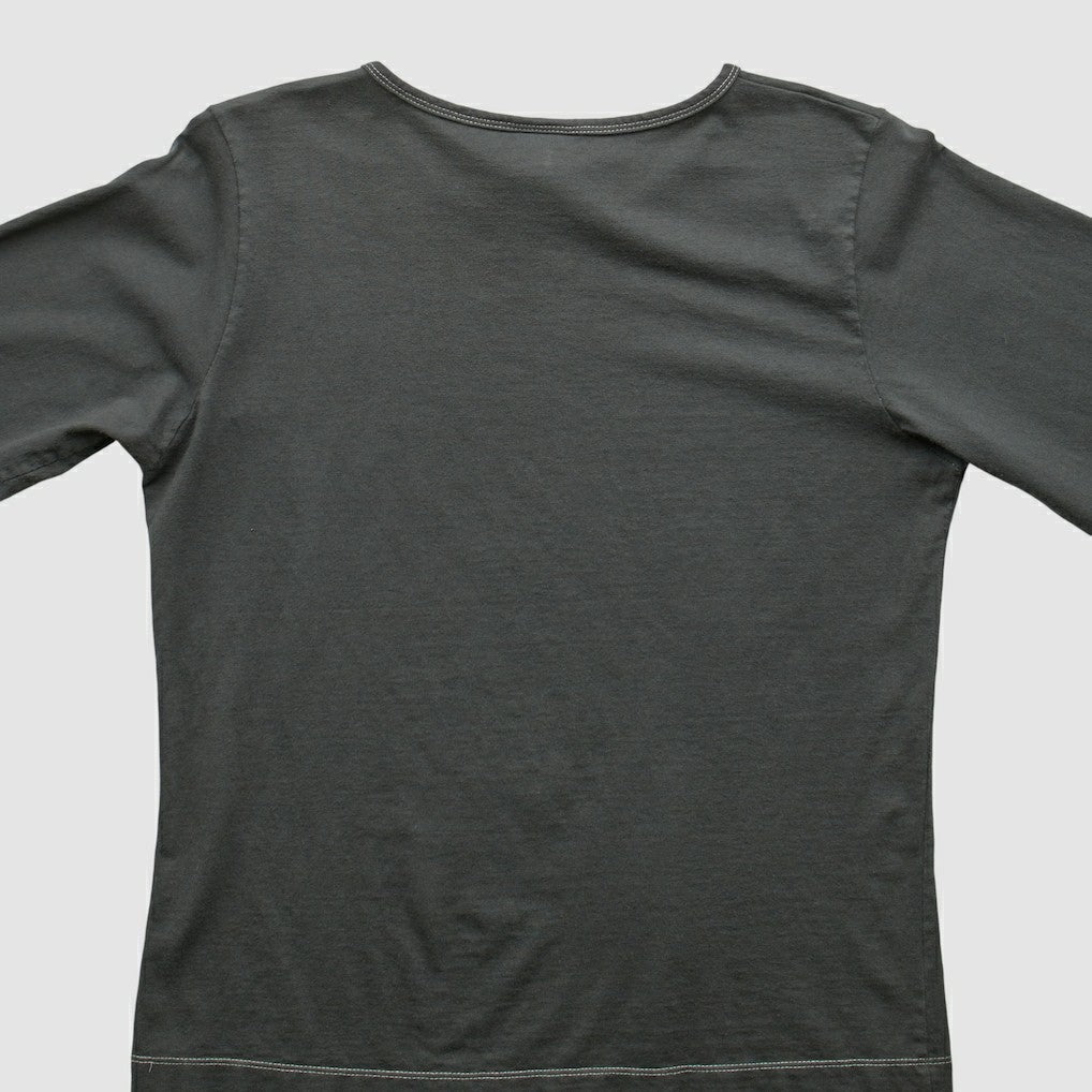 Cleveland Browns NFL 2000s Long Sleeve T-shirt - Charcoal Vintage on sale