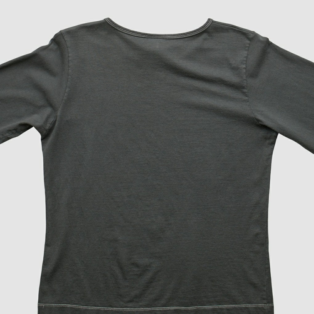 Cleveland Browns NFL 2000s Long Sleeve T-shirt - Charcoal Vintage on sale