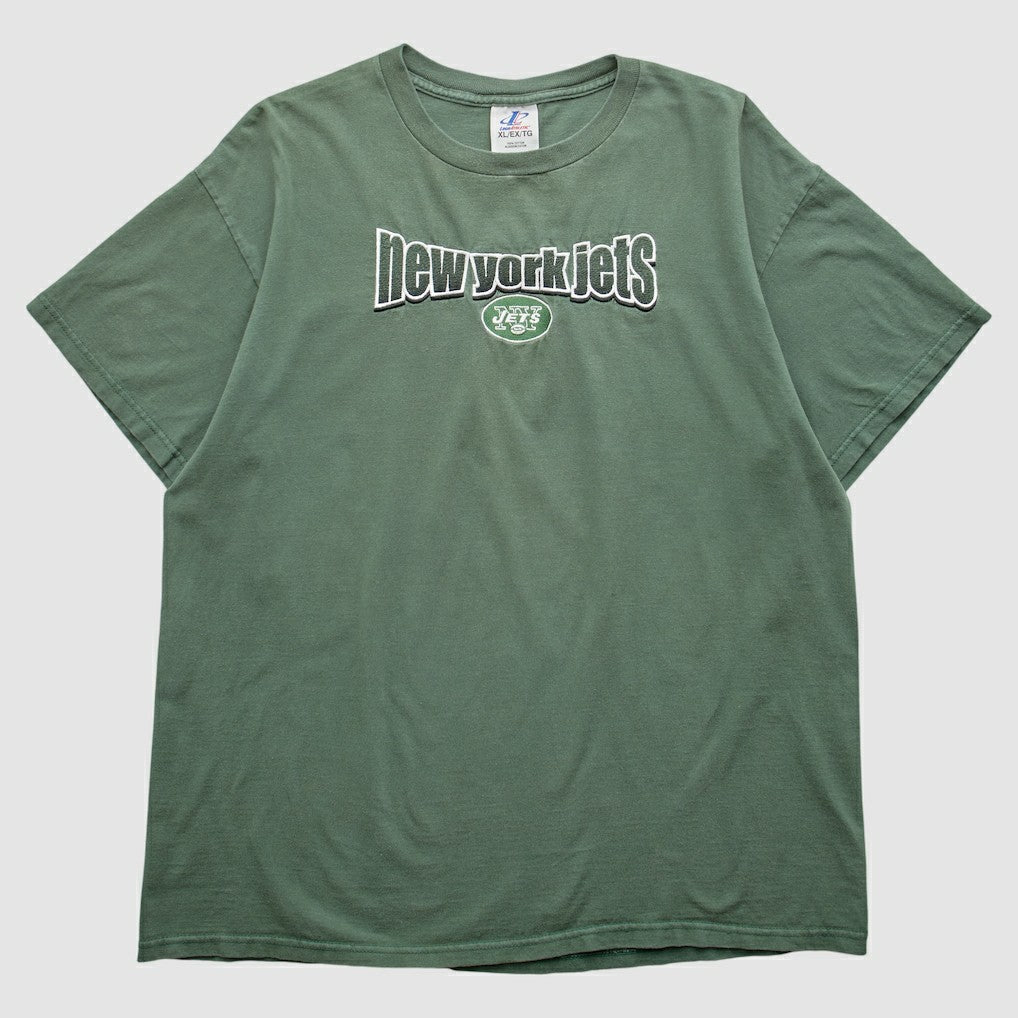 New York Jets Logo Athletic 2000s T-shirt - Green Vintage online