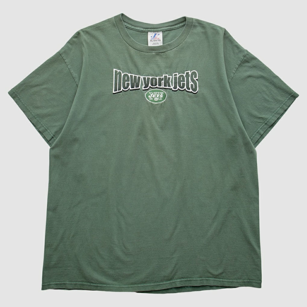 New York Jets Logo Athletic 2000s T-shirt - Green Vintage online