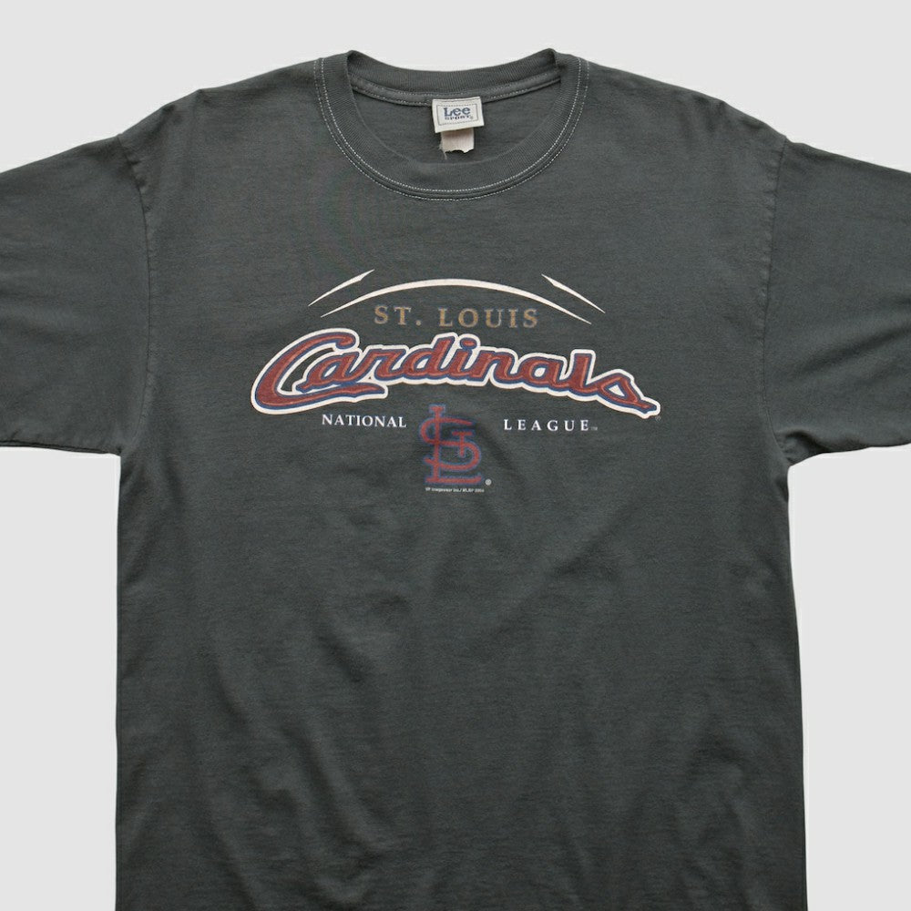 St. Louis Cardinals Lee Apparel 2004 T-shirt - Black Vintage