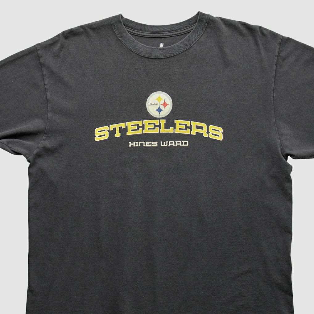 Pittsburgh Steelers NFL 2000s Long Sleeve T-shirt - Black Vintage on sale