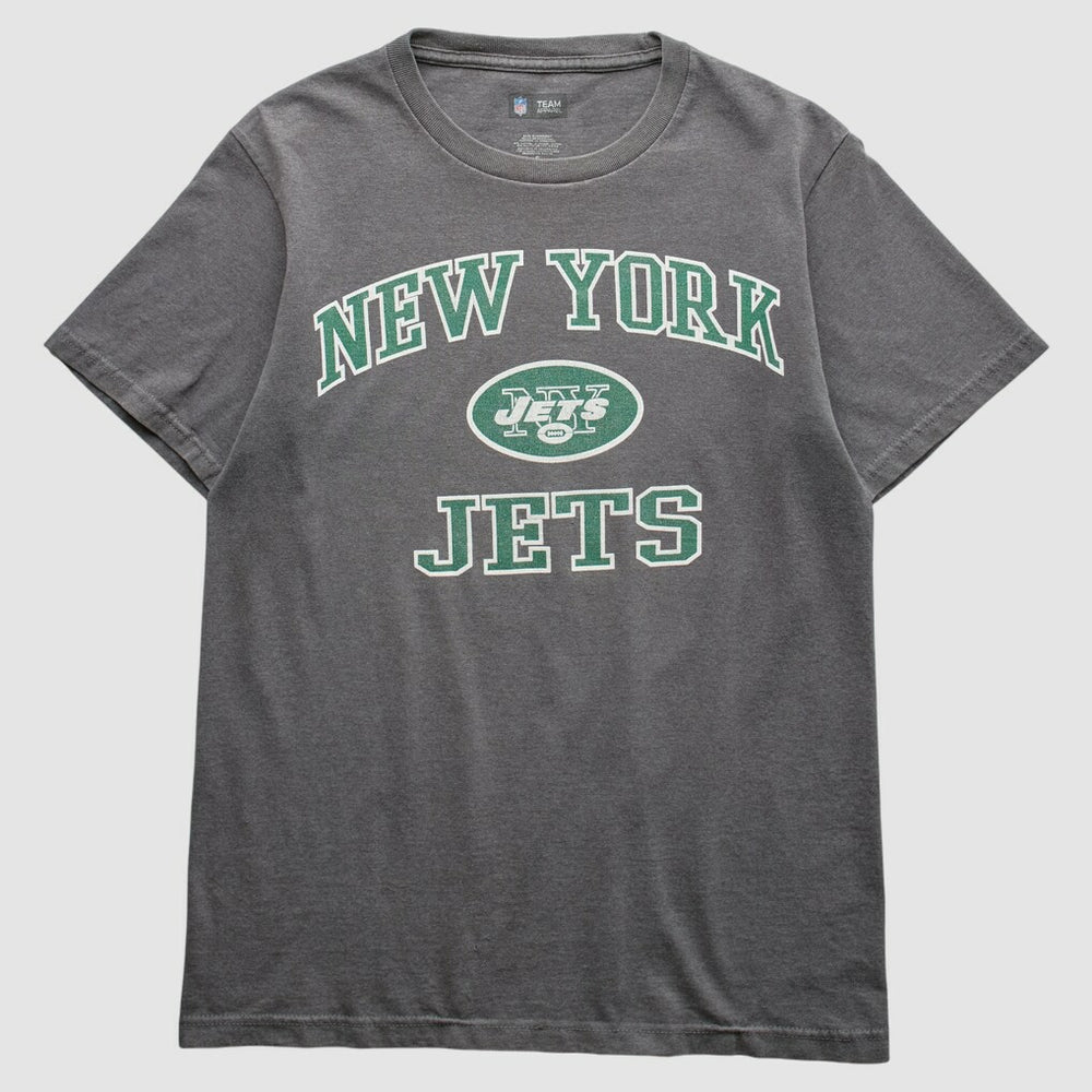 New York Jets NFL 2010s T-shirt - Dark Heather Gray Vintage on sale