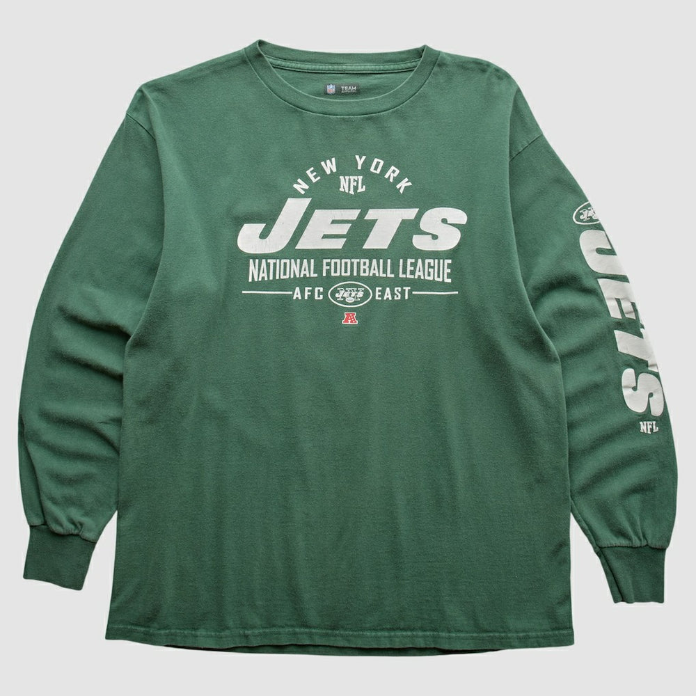New York Jets 2010s Long Sleeve T-shirt - Green Vintage for sale