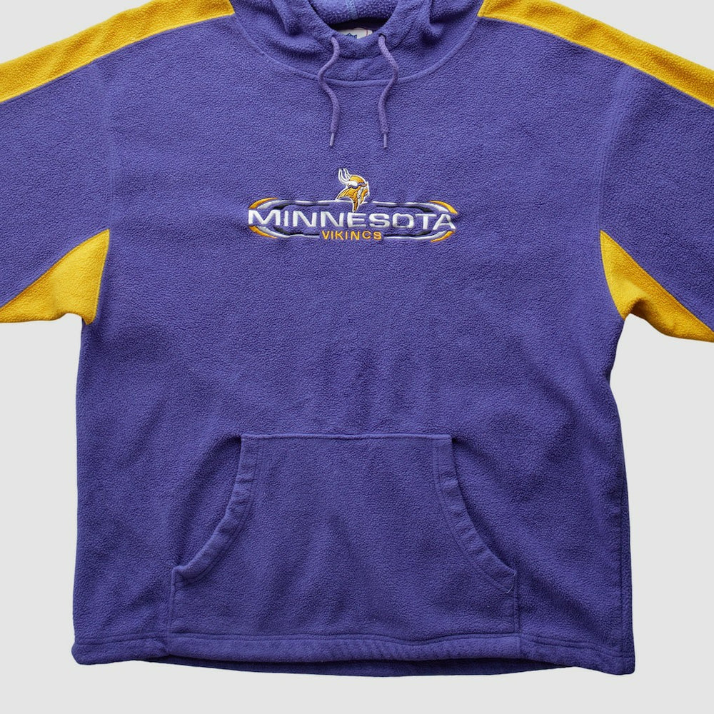 Minnesota Vikings NFL 2000s Hooded Pullover Sweatshirt - Purple Vintage sale