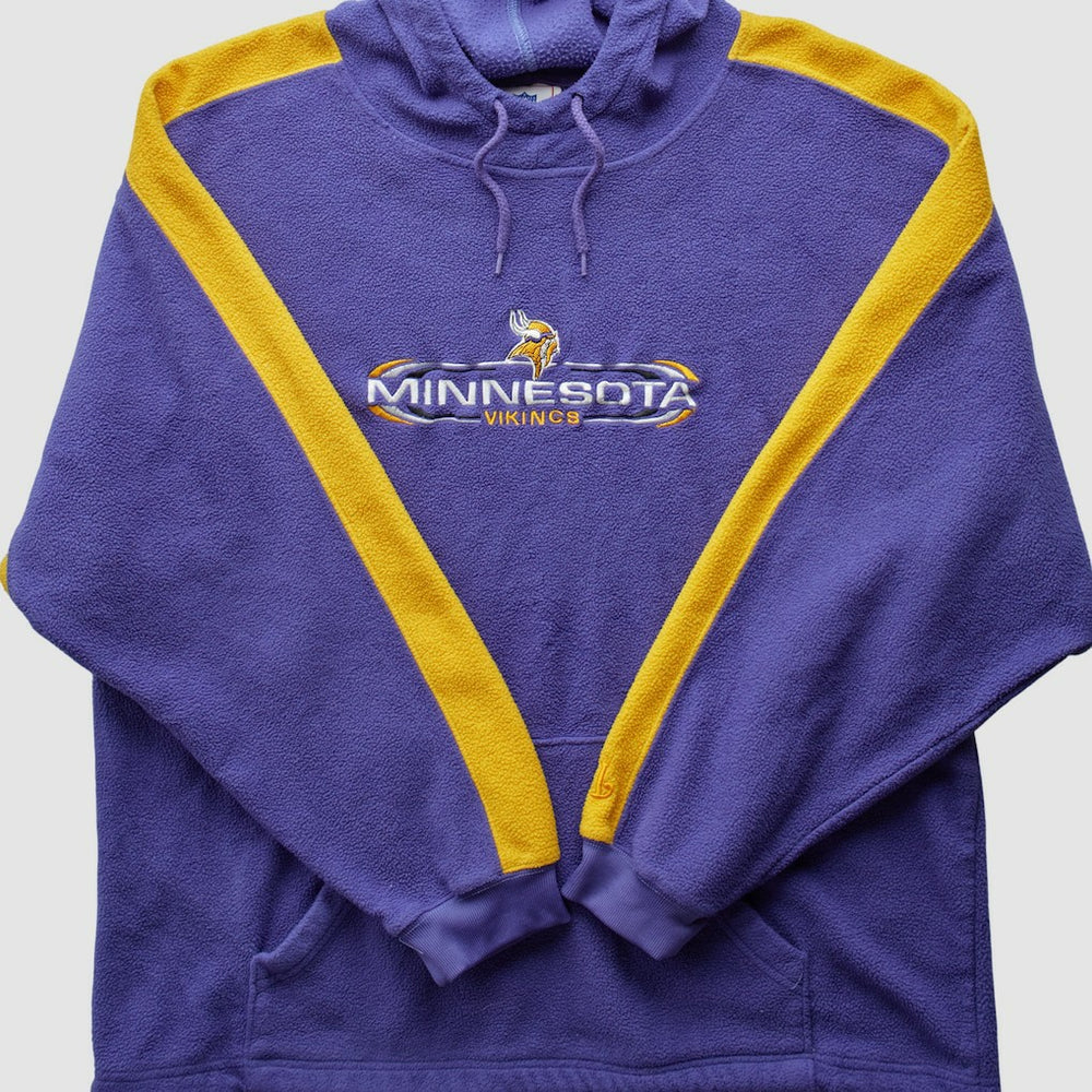 Minnesota Vikings NFL 2000s Hooded Pullover Sweatshirt - Purple Vintage sale