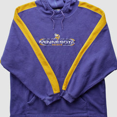 Minnesota Vikings NFL 2000s Hooded Pullover Sweatshirt - Purple Vintage sale