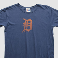 Detroit Tigers Majestic 2010s T-shirt - Navy Vintage