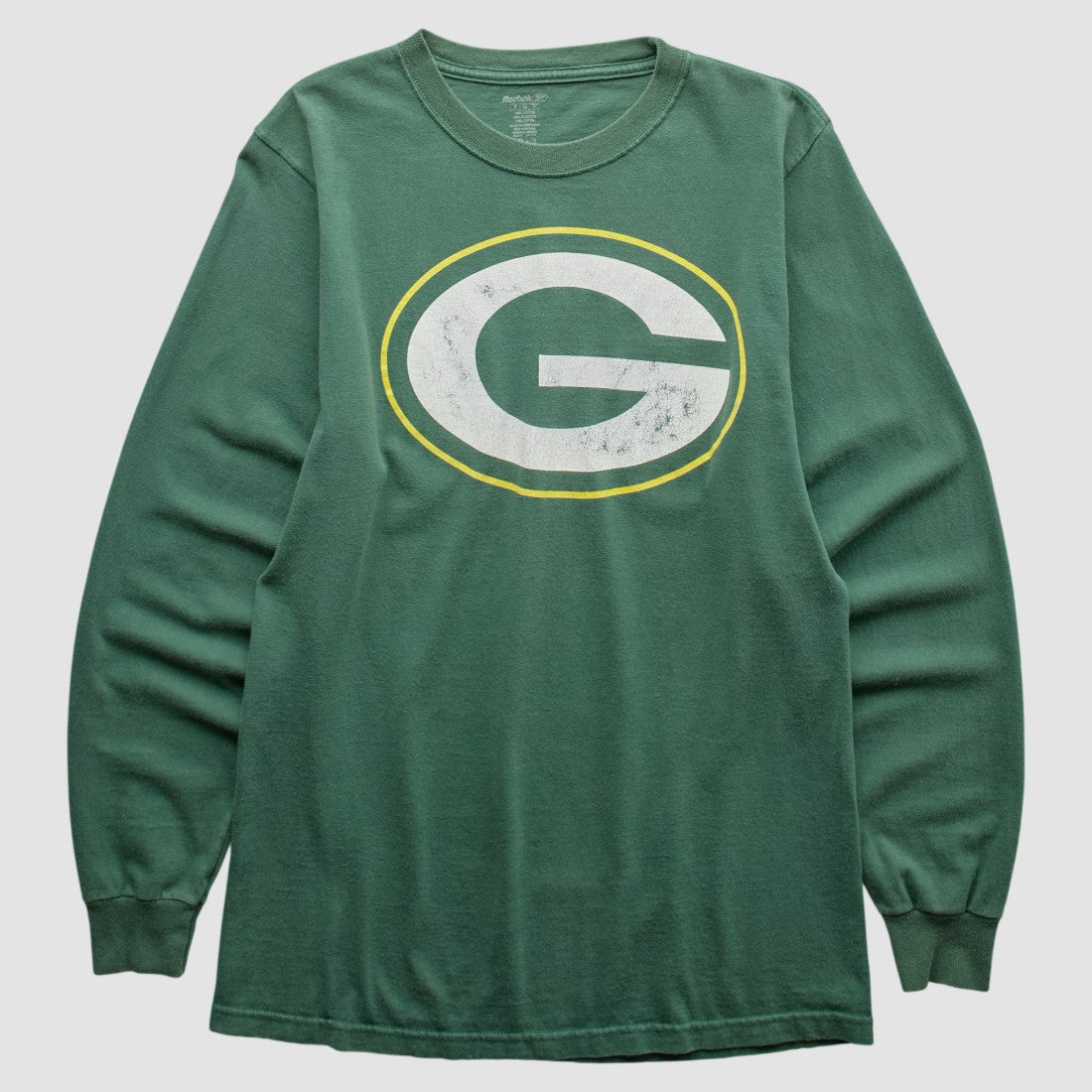 Green Bay Packers Reebok 2000s Long Sleeve T-shirt - Green Vintage online