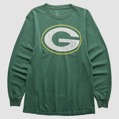 Green Bay Packers Reebok 2000s Long Sleeve T-shirt - Green Vintage online