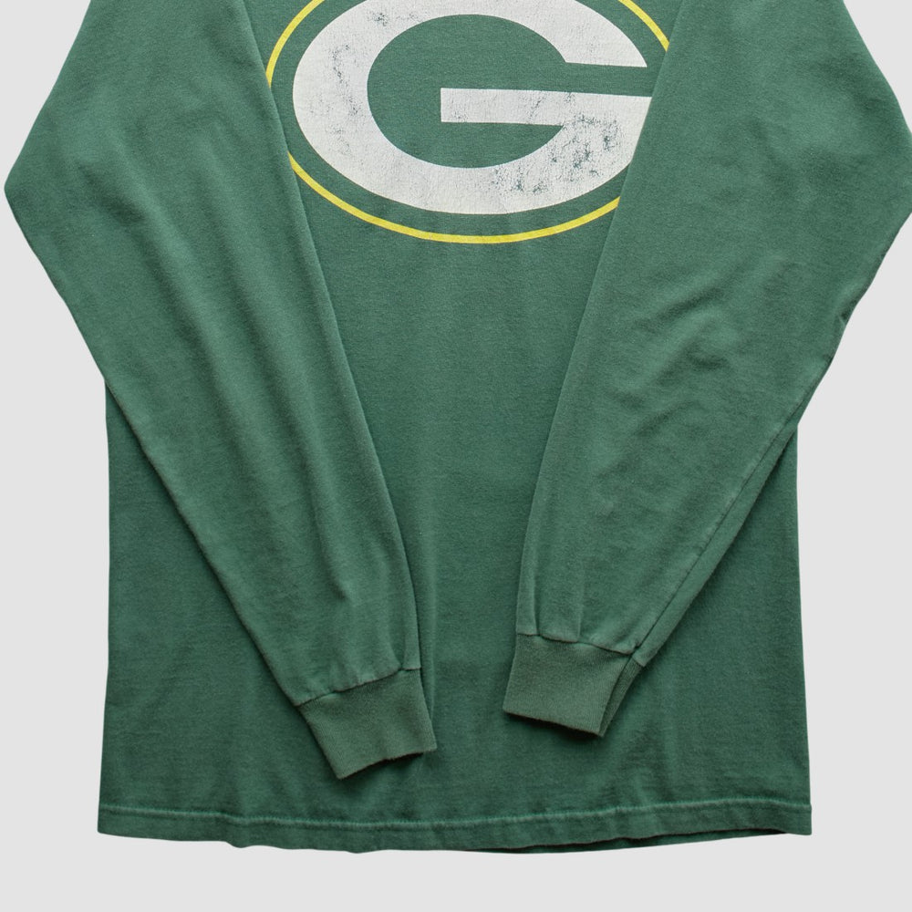 Green Bay Packers Reebok 2000s Long Sleeve T-shirt - Green Vintage online