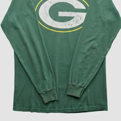 Green Bay Packers Reebok 2000s Long Sleeve T-shirt - Green Vintage online