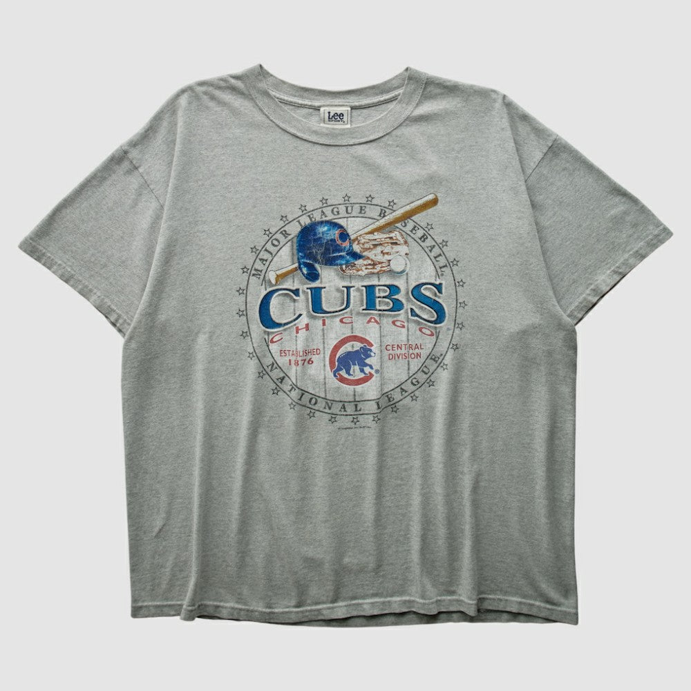 Chicago Cubs Lee Apparel 2004 T-shirt - Heather Gray Vintage