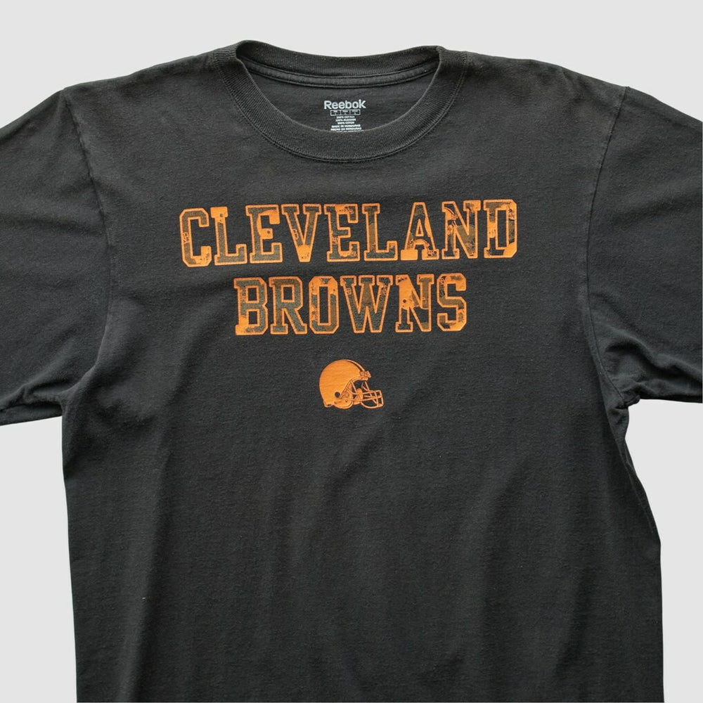 Cleveland Browns Reebok 2000s T-shirt - Black Vintage for sale