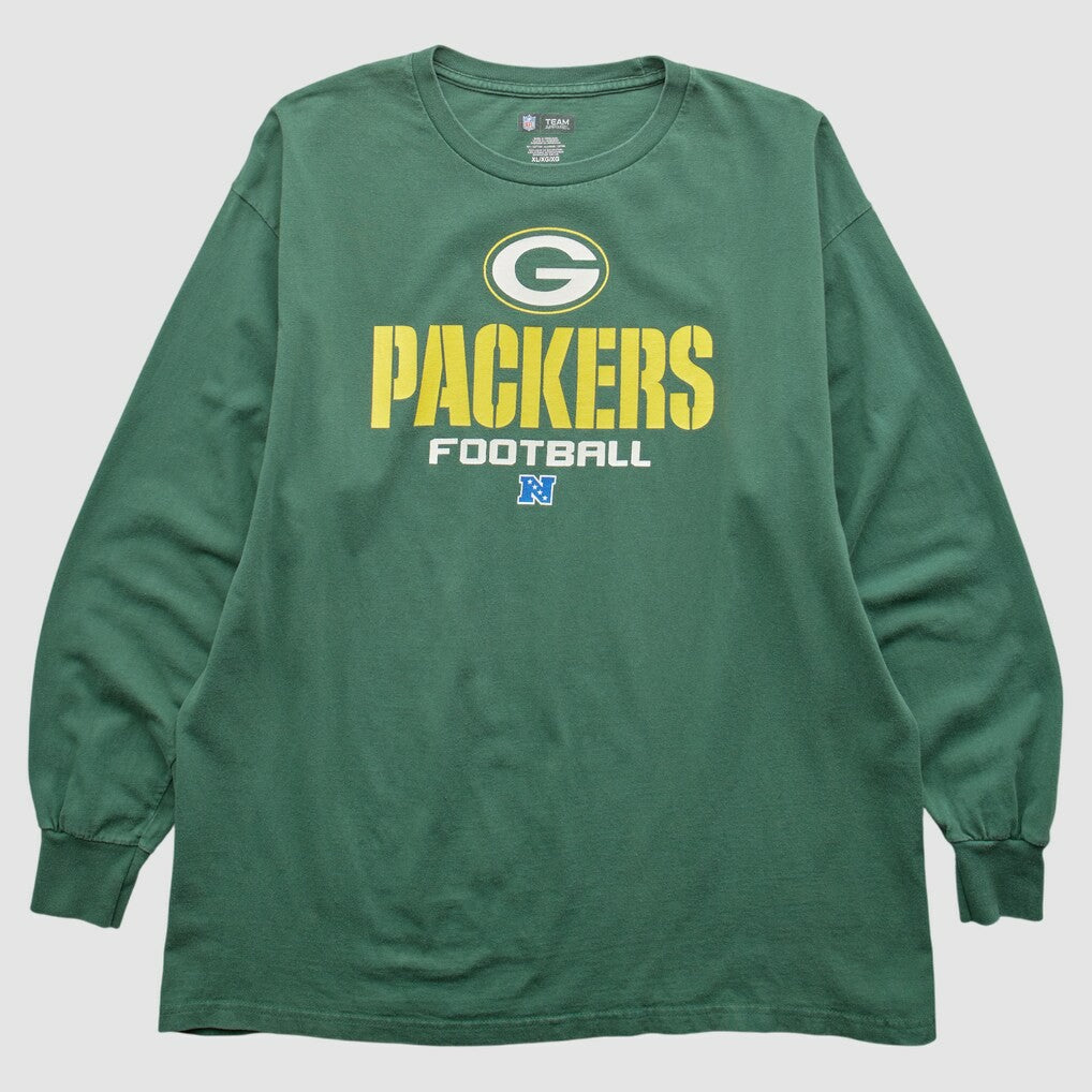 Green Bay Packers NFL 2010s Long Sleeve T-shirt - Green Vintage online