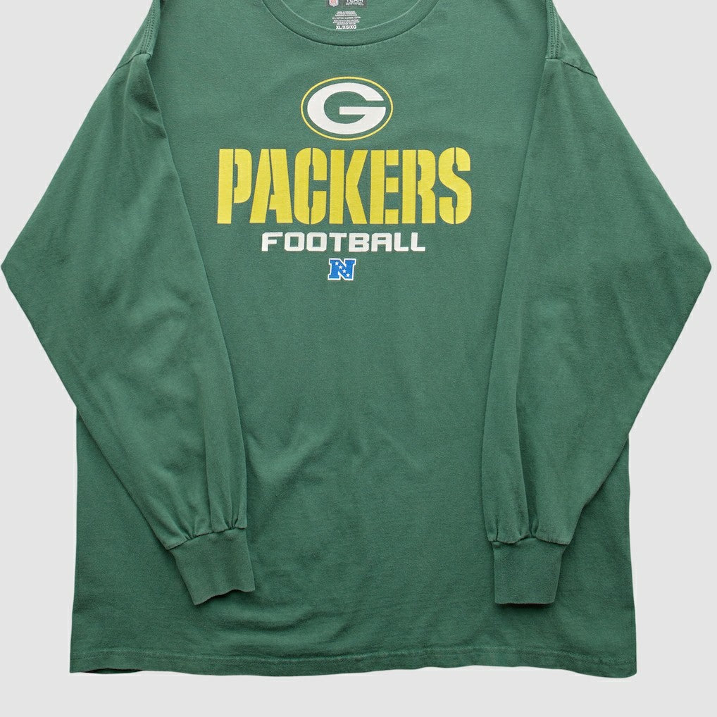 Green Bay Packers NFL 2010s Long Sleeve T-shirt - Green Vintage online
