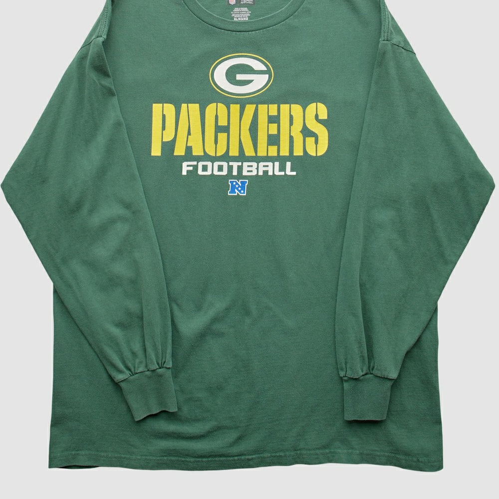Green Bay Packers NFL 2010s Long Sleeve T-shirt - Green Vintage online