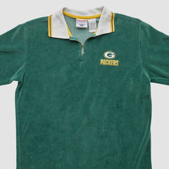 Green Bay Packers Game Day Clothing 90s 1/4 Zip Sweatshirt - Green Vintage on sale