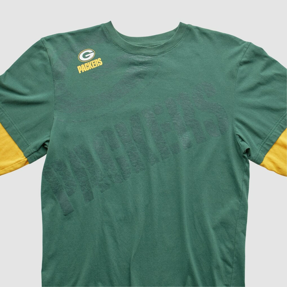 Green Bay Packers 2000s Long Sleeve T-shirt - Green Vintage online
