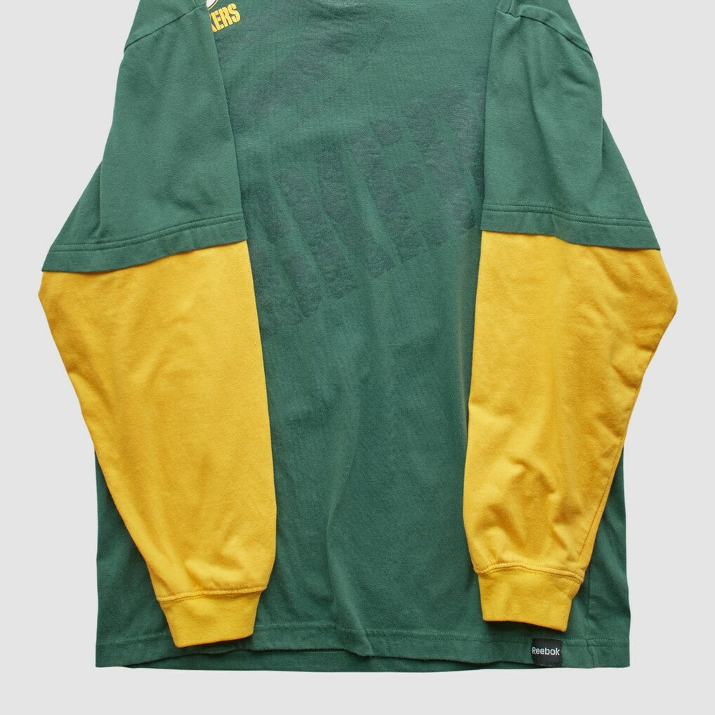 Green Bay Packers 2000s Long Sleeve T-shirt - Green Vintage online