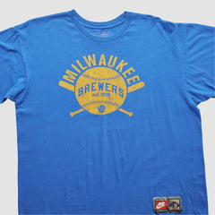 Milwaukee Brewers 2000s T-shirt - Blue Vintage | Nike