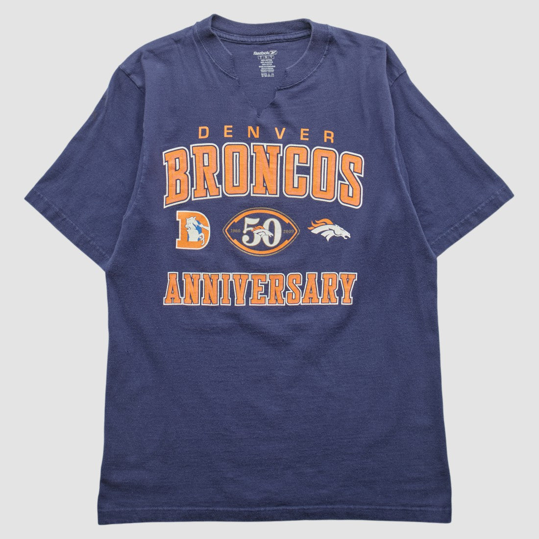Denver Broncos Reebok 2009 T-shirt - Navy Vintage discount