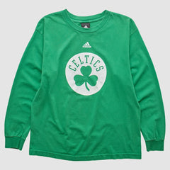 Boston Celtics 2010s Long Sleeve T-shirt - Green Vintage | Adidas on sale