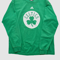 Boston Celtics 2010s Long Sleeve T-shirt - Green Vintage | Adidas on sale