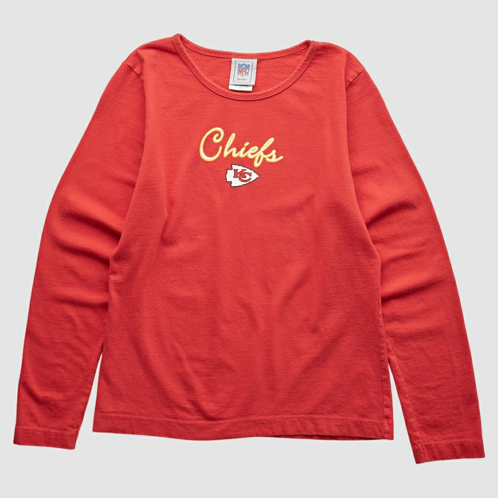 Kansas City Chiefs NFL 2000s Long Sleeve T-shirt - Red - S Vintage outlet