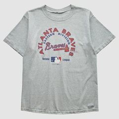 Atlanta Braves Crable Sportswear 1997 T-shirt - Heather Gray Vintage