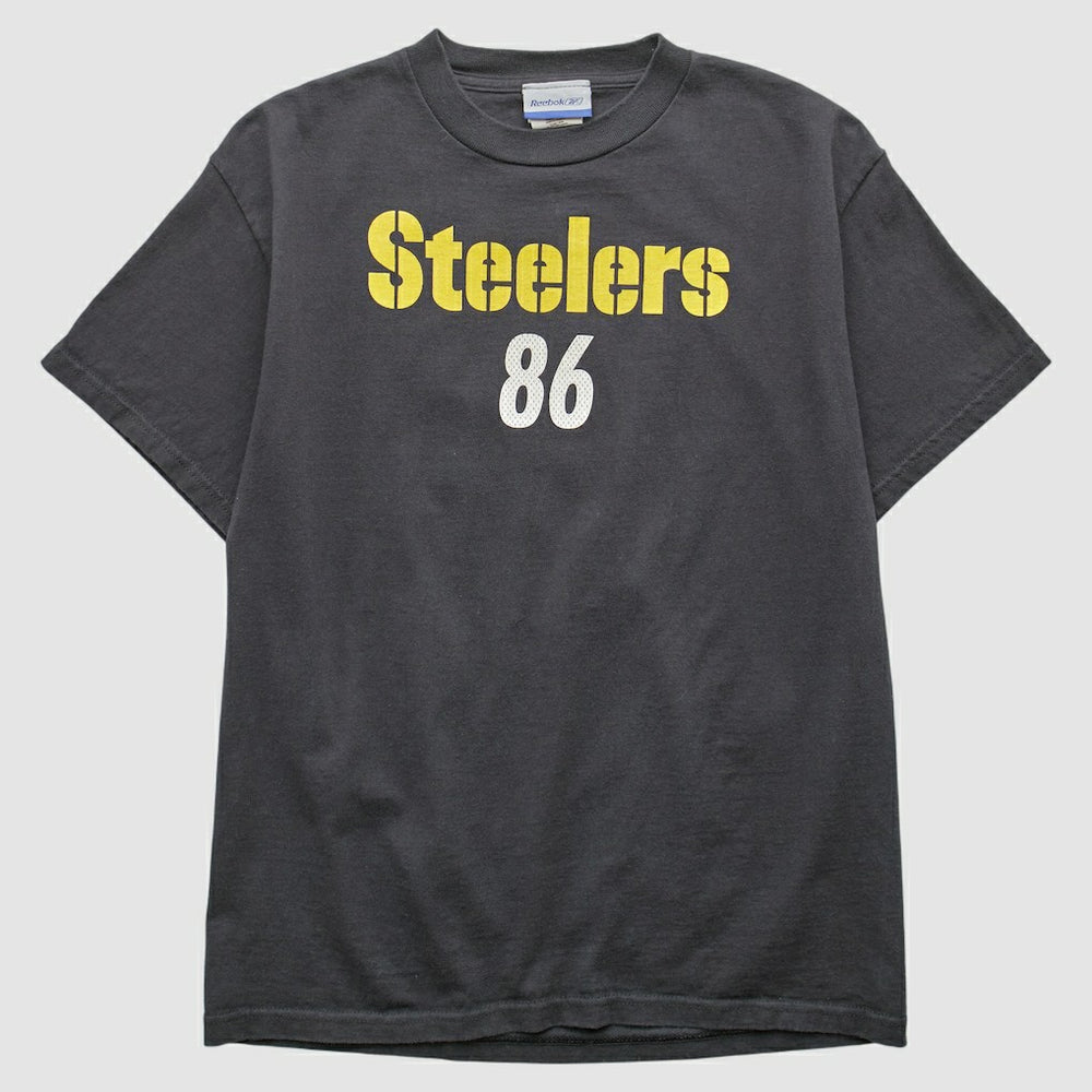 Hines Ward Reebok 2000s T-shirt - Black Vintage cheap