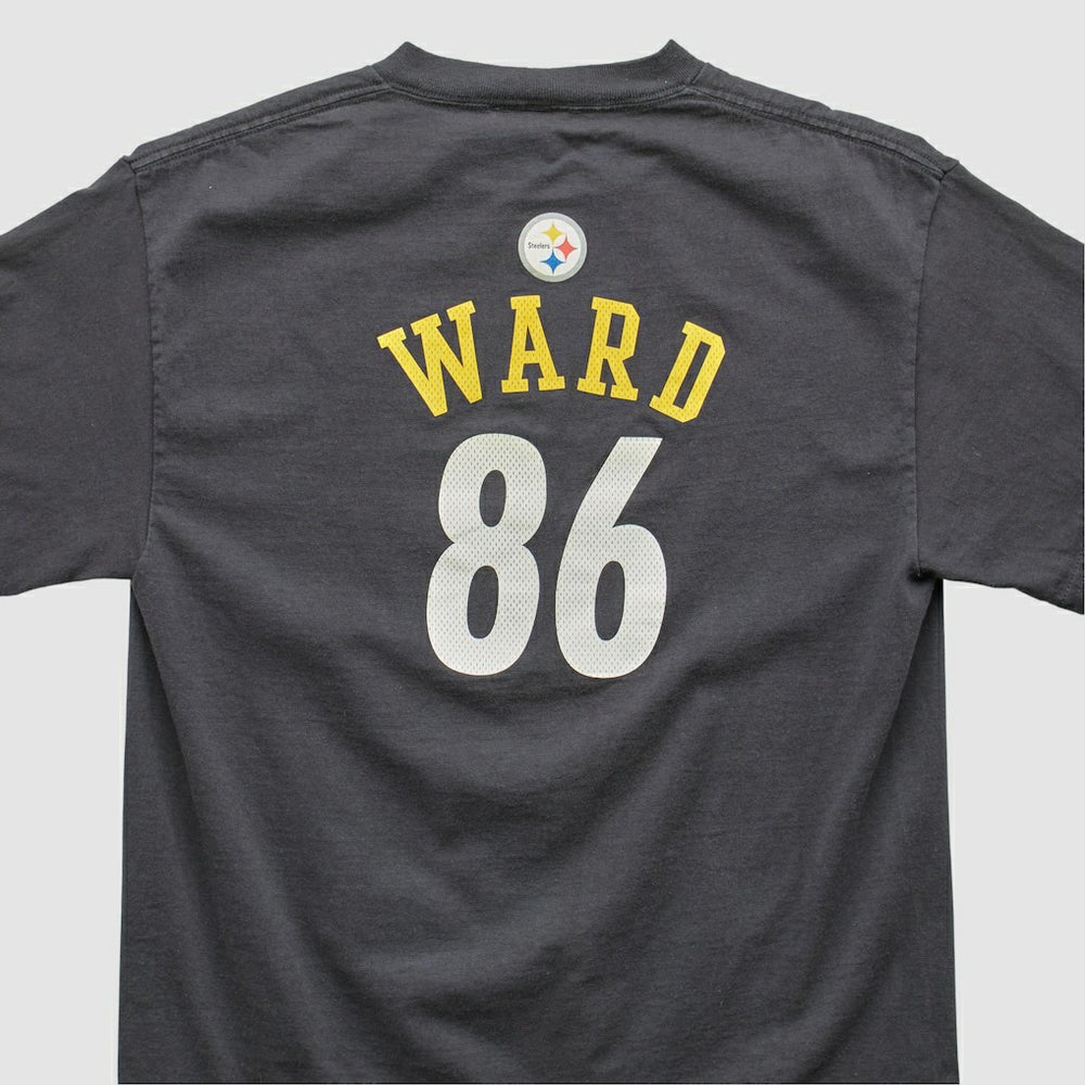 Hines Ward Reebok 2000s T-shirt - Black Vintage cheap