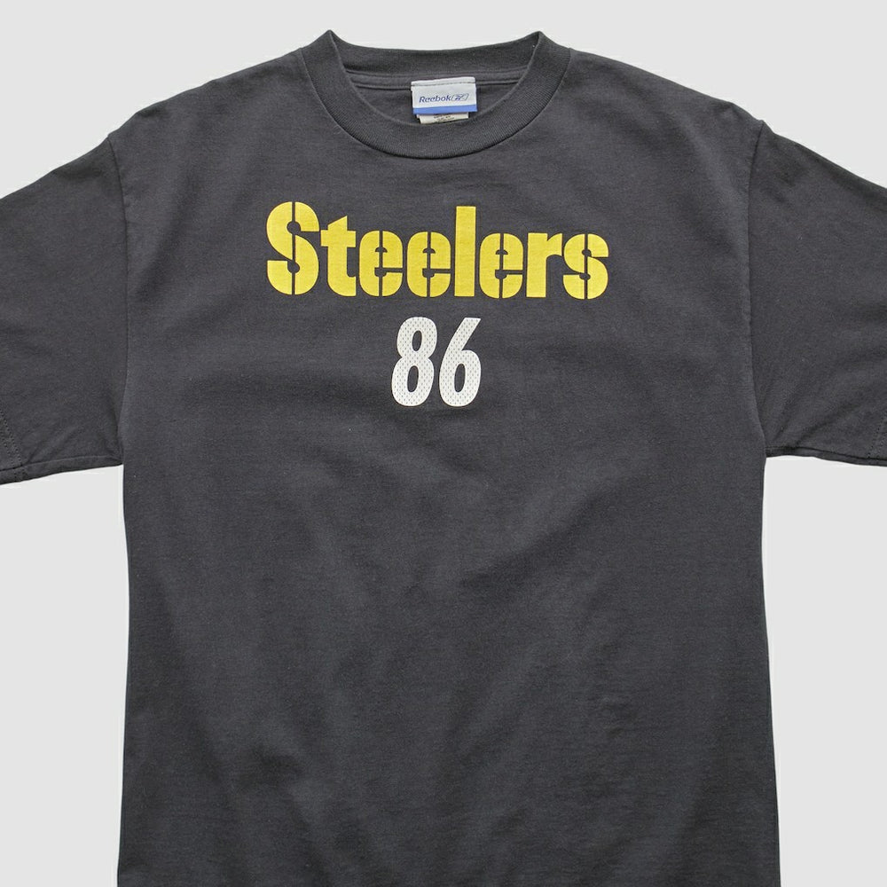 Hines Ward Reebok 2000s T-shirt - Black Vintage cheap
