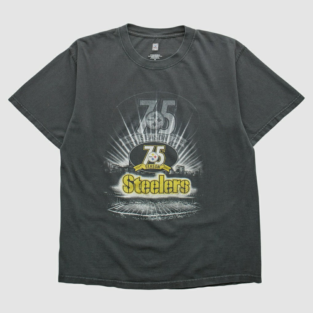 Pittsburgh Steelers 2007 T-shirt - Black Vintage discount