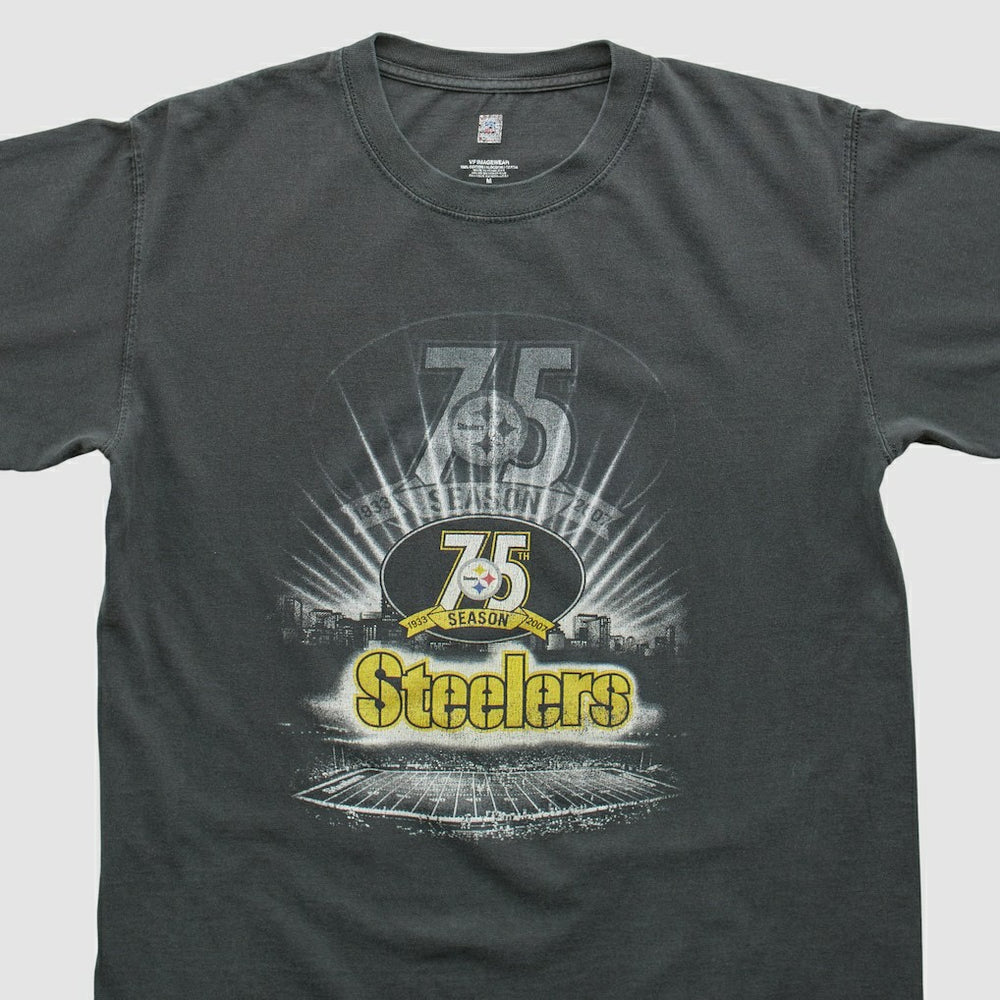 Pittsburgh Steelers 2007 T-shirt - Black Vintage discount