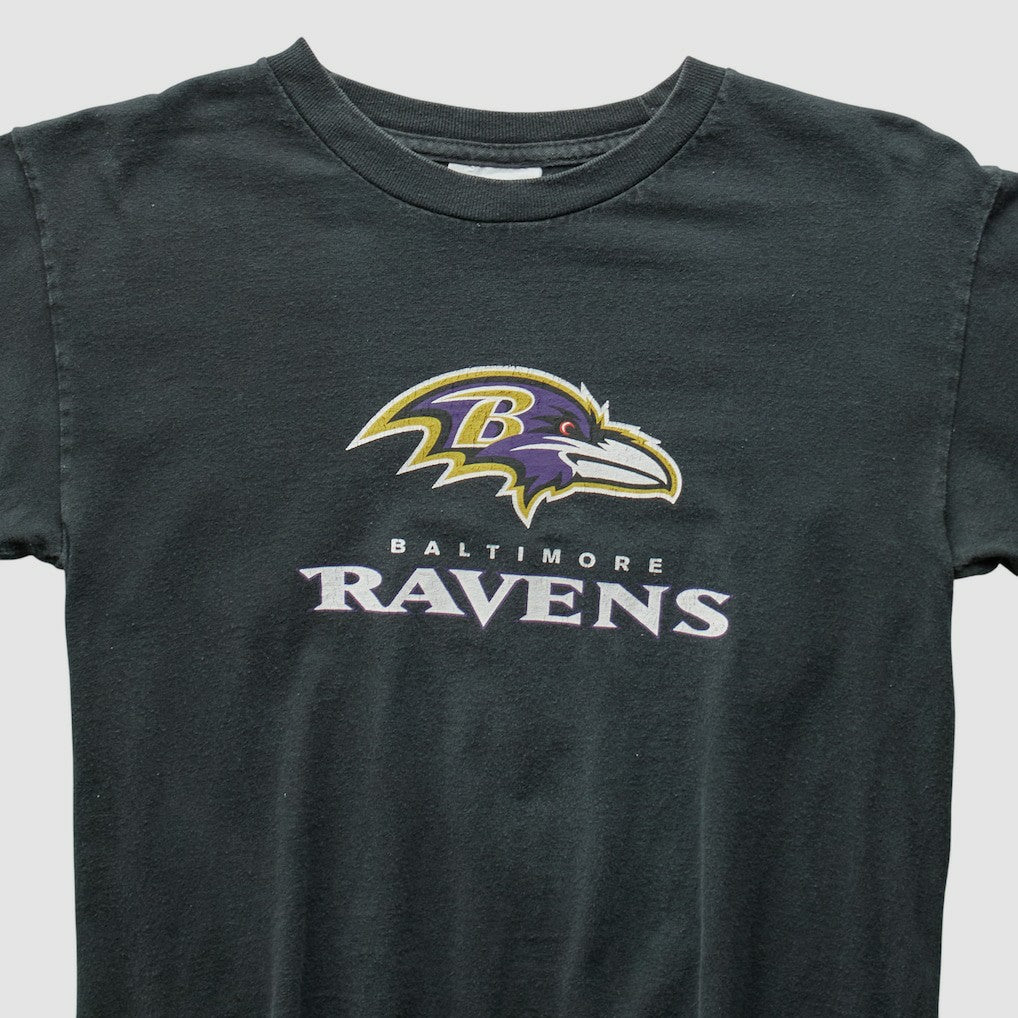 Baltimore Ravens Reebok 2000s Long Sleeve T-shirt - Black Vintage on sale