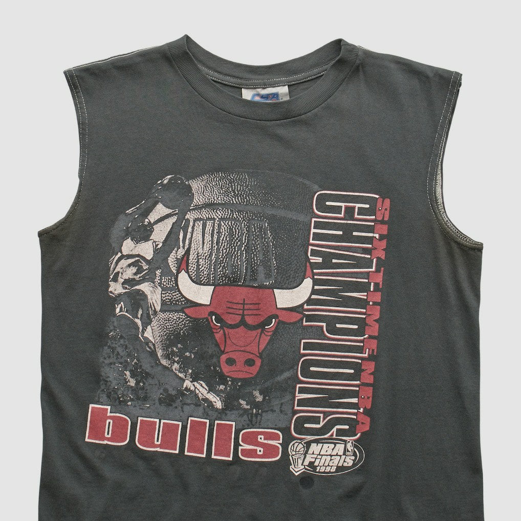 Chicago Bulls CSA 1998 Tank sale - Charcoal Vintage | Vintage on sale