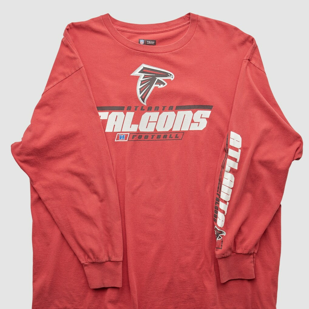 Atlanta Falcons NFL 2010s Long Sleeve T-shirt - Red Vintage cheap