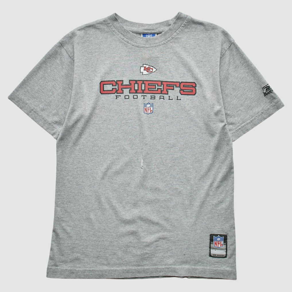 Kansas City Chiefs Reebok 2000s T-shirt - Heather Gray Vintage sale