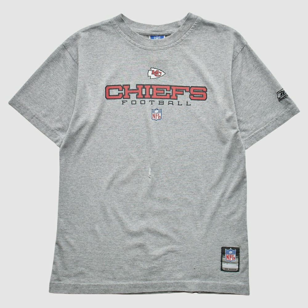 Kansas City Chiefs Reebok 2000s T-shirt - Heather Gray Vintage sale