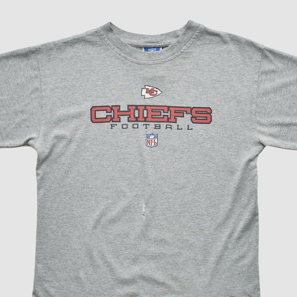 Kansas City Chiefs Reebok 2000s T-shirt - Heather Gray Vintage sale