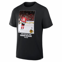 Connor Bedard Chicago Blackhawks Legacy Milestone T-Shirt Black