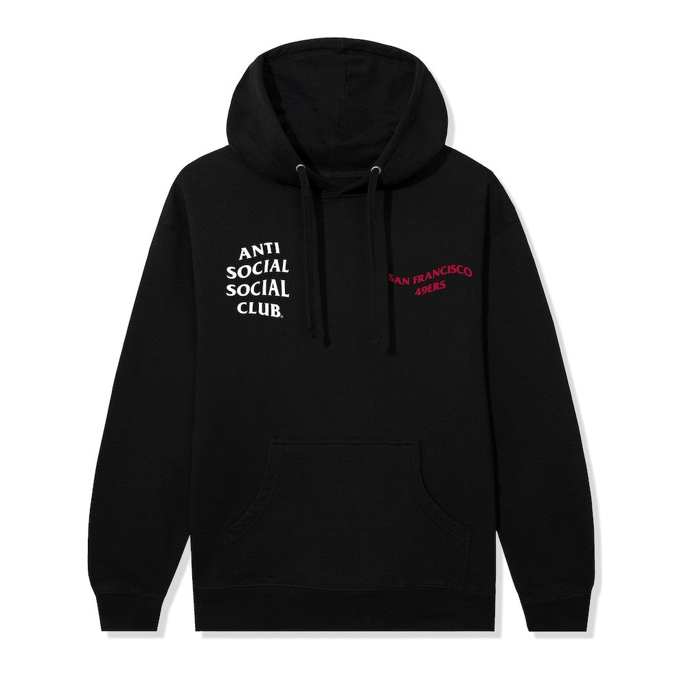 San Francisco 49ers AntiSocialSocialClub x NFL Unisex Impact Hoodie - Black sale