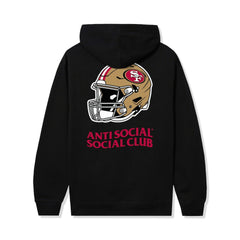 San Francisco 49ers AntiSocialSocialClub x NFL Unisex Impact Hoodie - Black sale