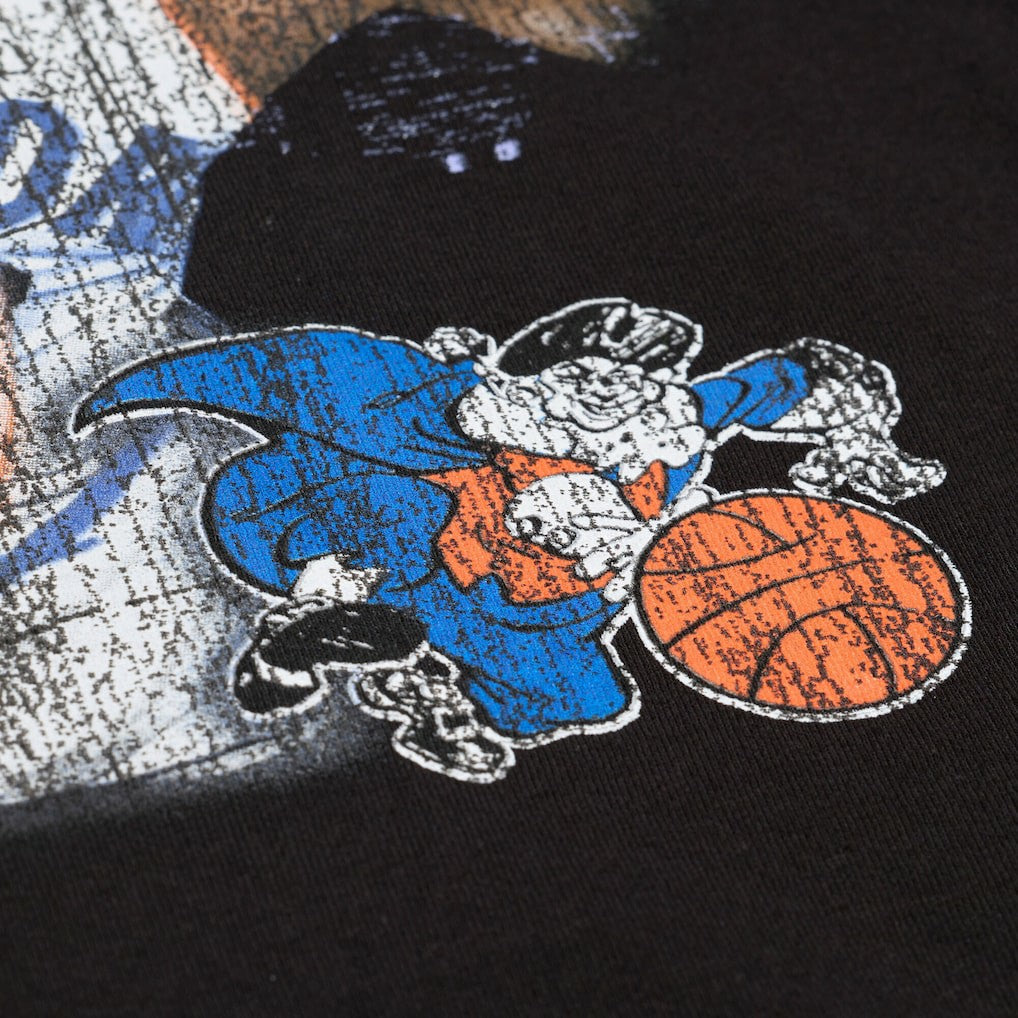 Nathaniel Clifton New York Knicks 75th Anniversary Pioneers Player T-Shirt - Black | Mitchell & Ness sale