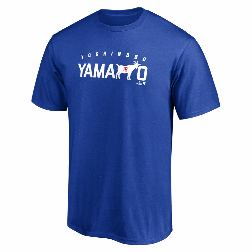 Yoshinobu Yamamoto Los Angeles Dodgers BreakingT Unisex GOAT T-Shirt - Royal