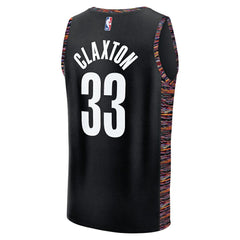 Nic Claxton Brooklyn Nets 2025/26 City Edition Fast Break Jersey - Black | Fanatics discount