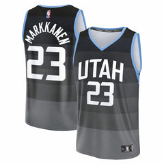 Lauri Markkanen Utah Jazz Youth 2025/26 City Edition Fastbreak Jersey - Black | Fanatics outlet