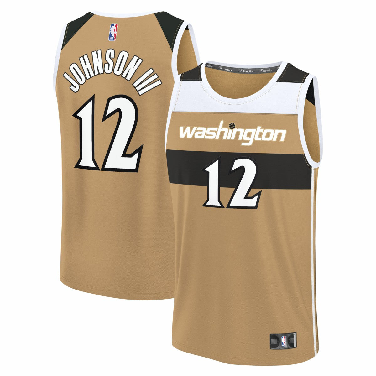 Tre Johnson III Washington Wizards Youth 2025/26 City Edition Fastbreak Jersey - Gold | Fanatics cheap