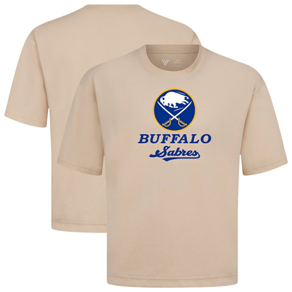 Buffalo Sabres Levelwear Team Surge Luxe Signature Knit T-Shirt Khaki